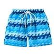 thumbnail image 1 of Zanarzt Little Boys Swim Trunks Boys Swim Trunks Toddler Swim Trunks Summer Swim Shorts Boys Bathing Suit Swimwear for Boy Blue,3-4 Years, 1 of 3