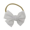 thumbnail image 1 of Zanarzt Baby Headbands for Girls Soft Wide Turban Baby Headbands Toddler Baby Girls Headband Bowknot Hair Band for White,One Size, 1 of 2
