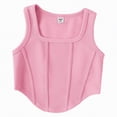 thumbnail image 1 of Zanarzt Running Tank Top Girls Racerback Tank Tops Ribbed Knit Dance Yoga Athletic Casual Kids Teen 9-10 Years,Pink, 1 of 4