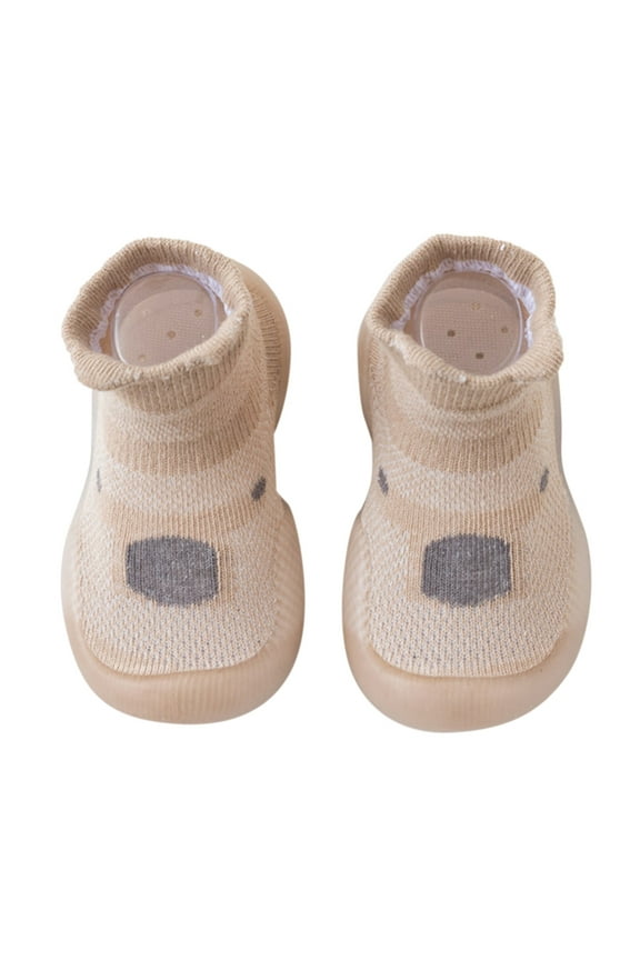 Sock Shoes Toddler Girl Cartoon Animal Baby Socks Shoes Baby Socks Cartoon Baby Toddler Shoes Floor Socks Khaki,US 6
