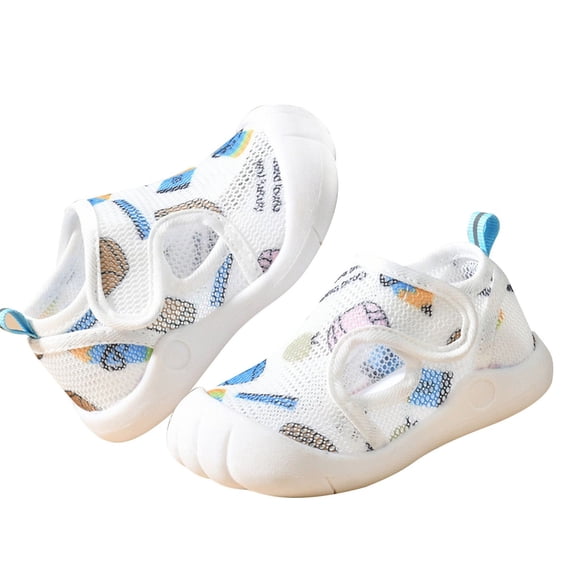 Zanarzt Summer Shoes for Toddler Girls Baby Toddler Water Shoes Boys Girls Sandals Barefoot Kids Breathable Sneakers Shoes for Walking Running Blue,US 6.5