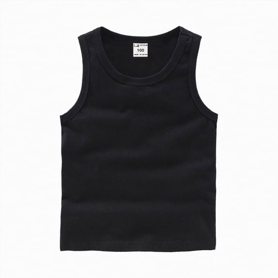 Zanarzt Tank Tops for Teens Girls Dance Tank Tops Toddler Racerback Sleeveless Top Girl Undershirts for Ballet Gymnastics 12-18 Months,Black