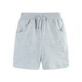 thumbnail image 1 of Zanarzt Toddler Active Shorts Boys Toddler Baby Boy Pull On Cotton Shorts for Littler Kids Boys Short Pants Summer Clothes Grey,2 Years, 1 of 3