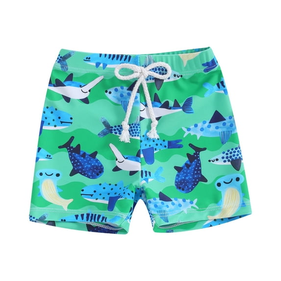 Zanarzt Toddler Baby Boys Swim Shorts Toddler Swim Trunks Baby Boy Bathing Suit Kids Swimsuits Boys Board Shorts Kids Swim Shorts Boys' Swimwear Green,2-3 Years
