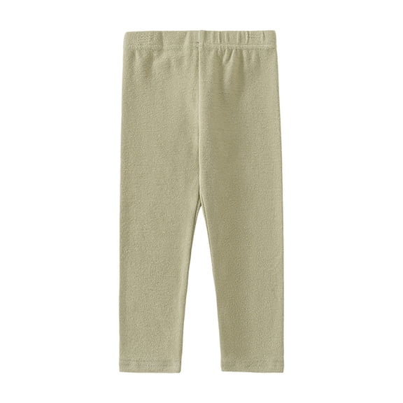 Zanarzt Toddler Baby Girl Legging Pants Baby Toddler and Kids Organic Cotton Leggings Girls and Boys Clothing Green,7-8 Years