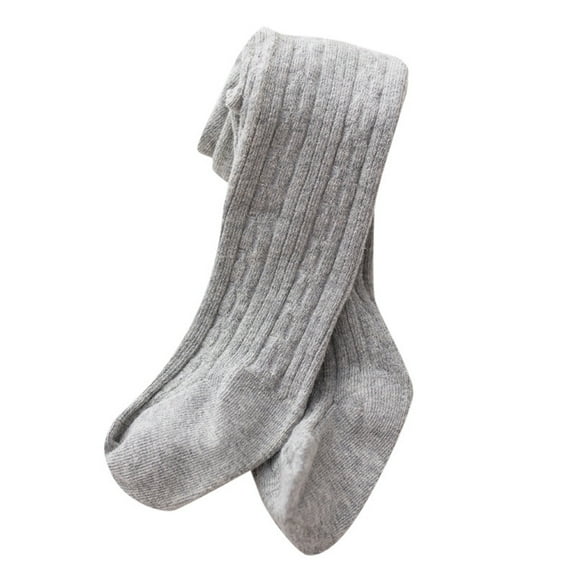 Zanarzt Toddler Baby Girls Leggings Baby Toddler Girls Boys Cable Knit Tights Cotton Footed Leggings Pantyhose Stocking Pants Grey,0-6 Months