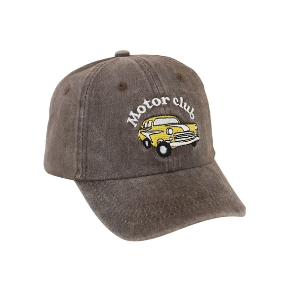 Zanarzt Toddler Baseball Hats Cartoon Caps Car Boys Hat Children Baseball Summer Girls Trucker Kids Sun Hat Coffee,2-5 Years