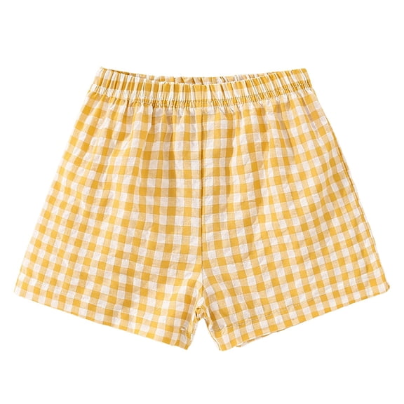 Zanarzt Toddler Bloomers Toddler Baby Girl Shorts Wide Leg Boxer Shorts Cute Summer Beach Bottoms Yellow,12-18 Months
