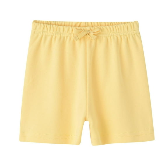 Zanarzt Toddler Boy Sport Shorts Toddler Boy Shorts Baby Boy Cotton Shorts Soft Casual with Drawstring Clothes for Summer Yellow,12-18 Months