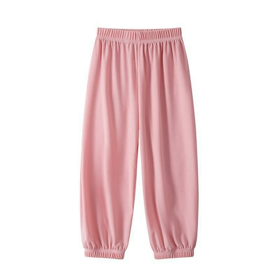Zanarzt Toddler Boy Sweatpants Casual Pants for Boys Thin Cotton Spring Summer Trousers Toddler Long Pants Back to School Clothes Pink,10-11 Years