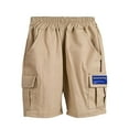 thumbnail image 1 of Zanarzt Toddler Boys Casual Shorts Toddler Baby Boy Pull On Cotton Shorts for Littler Kids Boys Short Pants Summer Clothes Khaki,8-9 Years, 1 of 3