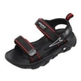 thumbnail image 1 of Zanarzt Toddler Boys Shoes Sandals Boys Sandals Print Kids Fashion Sport Sandals Outdoor Sandal Athletic Casual Back to School Sandals Beach Shoes Red,US 2.5, 1 of 8