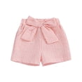 thumbnail image 1 of Zanarzt Toddler Boys Shorts Baby Girls Ruffle Shorts Toddler Cotton Dance Shorts Soft Summer Clothes Pink,12-18 Months, 1 of 6