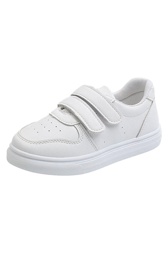Toddler Boys Sneakers Boys Girls Sneakers Kids Lightweight Breathable Athletic Running Shoes for Toddler/Little Kid/Big Kid White,US 2