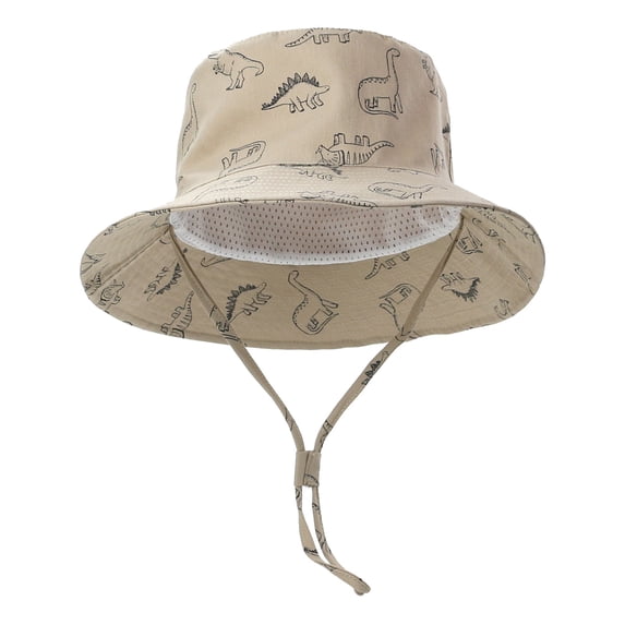 Zanarzt Toddler Bucket Sun Hat Sunhat Toddler Kids Summer Water Flap Baby Swim hat UPF 50+ Boy Girl Beach Khaki,2-3 Years