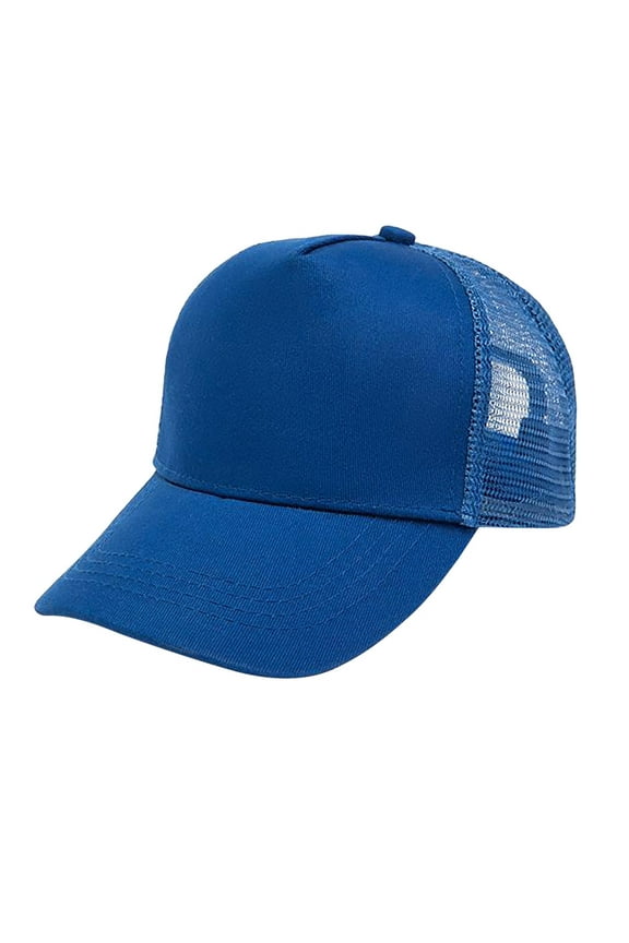 Toddler Cap Boy Breathable Toddler Baseball Hat Sun Protection Baby Boy Baseball Cap Adjustable Mesh Baseball Hat Outdoor Beach Sun Cap for Kids Blue,One Size