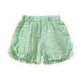 thumbnail image 1 of Zanarzt Toddler Cotton Shorts Girls Baby Toddler Girls Cotton Bike Shorts Soft Girl Cartwheel Shorts Solid Dance Short for Kids Green,9-12 Months, 1 of 9