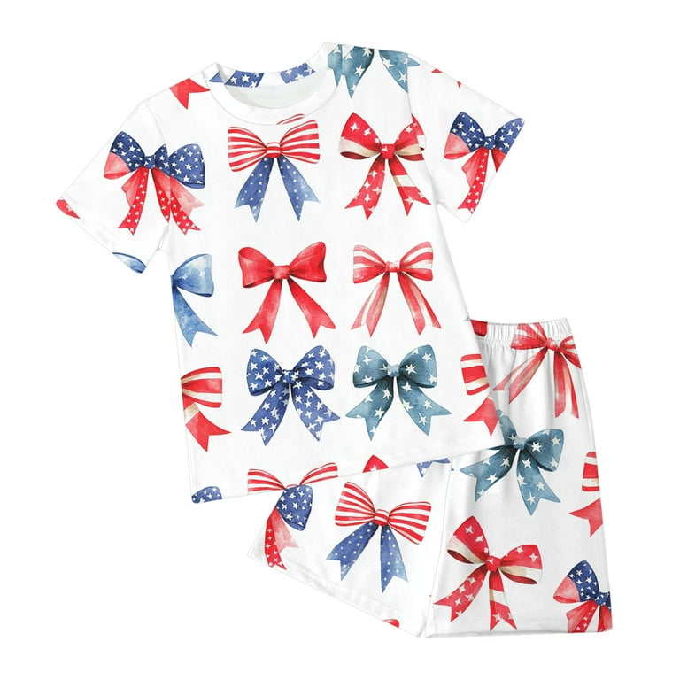 Zanarzt Toddler Girls 4th Of July Outfit Baby Boy Girl 4th of July