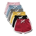 thumbnail image 1 of Zanarzt Toddler Girls Bike Shorts Baby Toddler Girls' Shorts Dance Pull On Shorts Girls Summer Athletic Everyday Clothes Soft Yellow,9-10 Years, 1 of 4