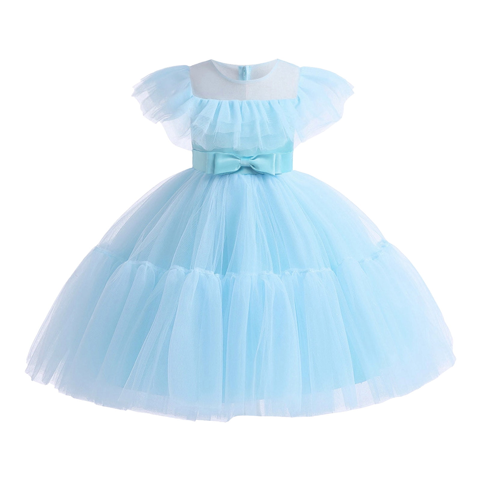 Zanarzt Toddler Girls Dresses Formal Flower Girls Lace Short Sleeve Dress for Wedding Puffy Tulle Pageant Prom Ball Gown Sky Blue,7-8 Years - Walmart.com Zanarzt Toddler Girls Dresses Formal Flower Girls Lace Short Sleeve Dress for Wedding Puffy Tulle Pageant Prom Ball Gown Sky Blue,7-8 Years - Walmart.com