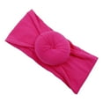 thumbnail image 1 of Zanarzt Toddler Headband Bows Baby Bows Headbands Nylon Toddler Baby Girls Solid Headband Hair Band for Baby Purple,One Size, 1 of 2