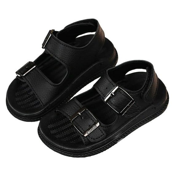 Zanarzt Toddler Hiking Shoes Boy's Sports Active Sandals Open Toe Athletic Summer Shoe (Toddler/Little Kid/Big Kid) Black,US 8