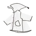 thumbnail image 1 of Zanarzt Toddler Rainsuit Rain Wear Baby Boy Girl Rain Suit Poncho Hooded Ponchos Raincoat Waterproof Rainwear Black,7-8 Years, 1 of 4