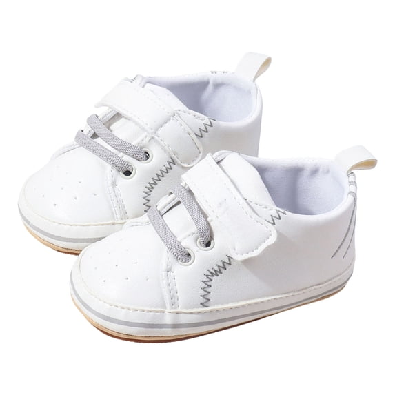 Zanarzt Toddler Shoes Baby Walking Shoes Wide Baby Shoes Boys Girls Infant Sneakers Crib Shoes Breathable Toddler Barefoot Shoes Grey,US 3