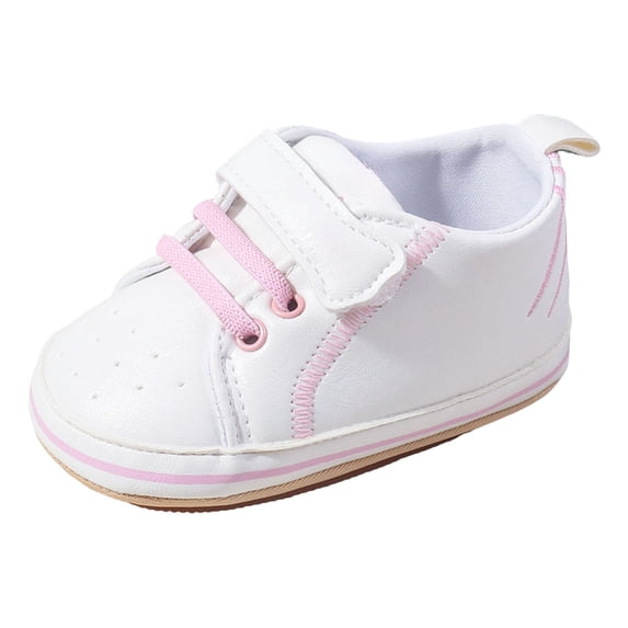 Zanarzt Toddler Shoes Boys Baby Walking Shoes Wide Baby Shoes Boys Girls Infant Sneakers Crib Shoes Breathable Toddler Barefoot Shoes Pink,US 3