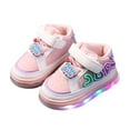 thumbnail image 1 of Zanarzt Toddler Shoes Boys Sneakers Baby Boys Girls Shoes Non Slip Rubber Sole Sneakers First Walking Shoes Toddler Crib Shoes Flats Pink,US 9, 1 of 5