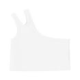 thumbnail image 1 of Zanarzt Toddler Solid Tank Tops Soft Undershirt Tank Top Cotton Undershirt Sleeveless Shirts for Kids Girls Or Boys White,6-7 Years, 1 of 3
