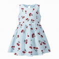 thumbnail image 1 of Zanarzt Toddler Summer Dresses for Girls Dress Cute Clothes Kids Sleeveless Sundress Girls Dresses 3-4 Years,Light Blue, 1 of 3
