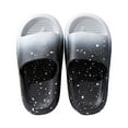 thumbnail image 1 of Zanarzt Toddler Summer Slides Girl Cloud Slides for Kids Shower Slippers Bathroom Pool Sandals Boys Girls Comfy Slippers Summer Non Slip Beach Shoes Black,US 9, 1 of 5