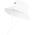 thumbnail image 1 of Zanarzt Toddler Sun Hat Cotton Baby Sun Hat UPF 50+ Sun Protective Toddler Bucket Hat Summer Kids Beach Hats Wide Brim Outdoor Play Hat for Boys Girls White,6-12 Months, 1 of 3
