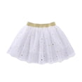 thumbnail image 1 of Zanarzt Toddler Tutu Skirt Girls Skirts Toddler Tutu Skirt Tulle Dance Skirts Girls Birthday Fashion Clothes White,6-8 Years, 1 of 3
