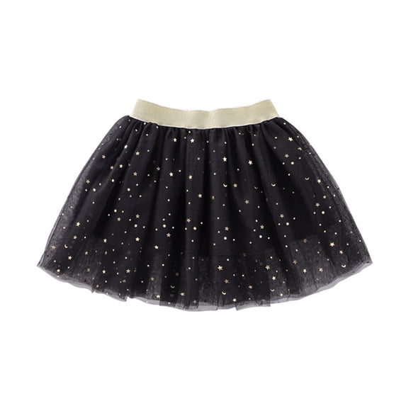 Zanarzt Toddlers Girls Tulle Tutu Skirt Tutu Skirt Girls Ballet Dance Skirts Layers Tulle Tutu for Toddler Kid Children Black,3-4 Years