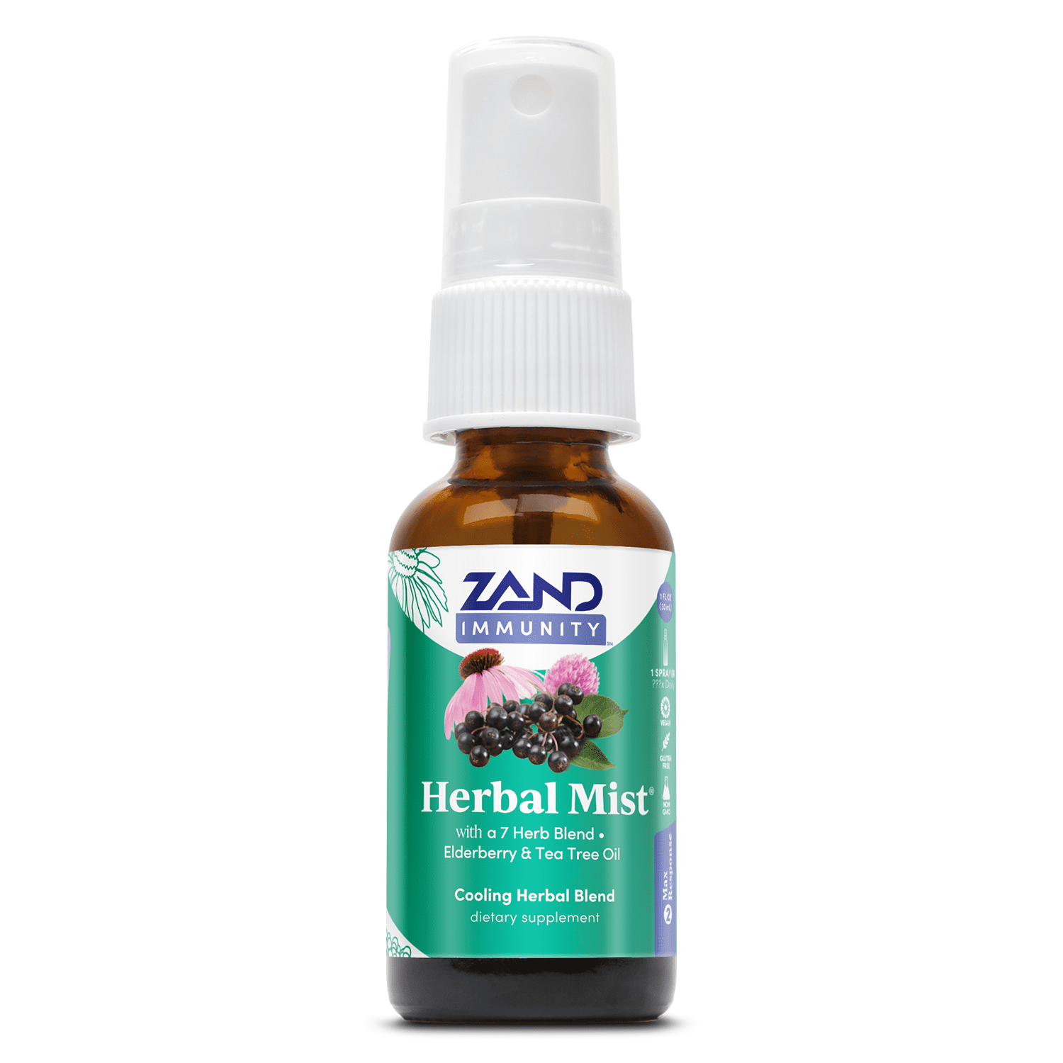 Zand Immunity HerbalMist Throat Spray Soothing Formula with Echinacea