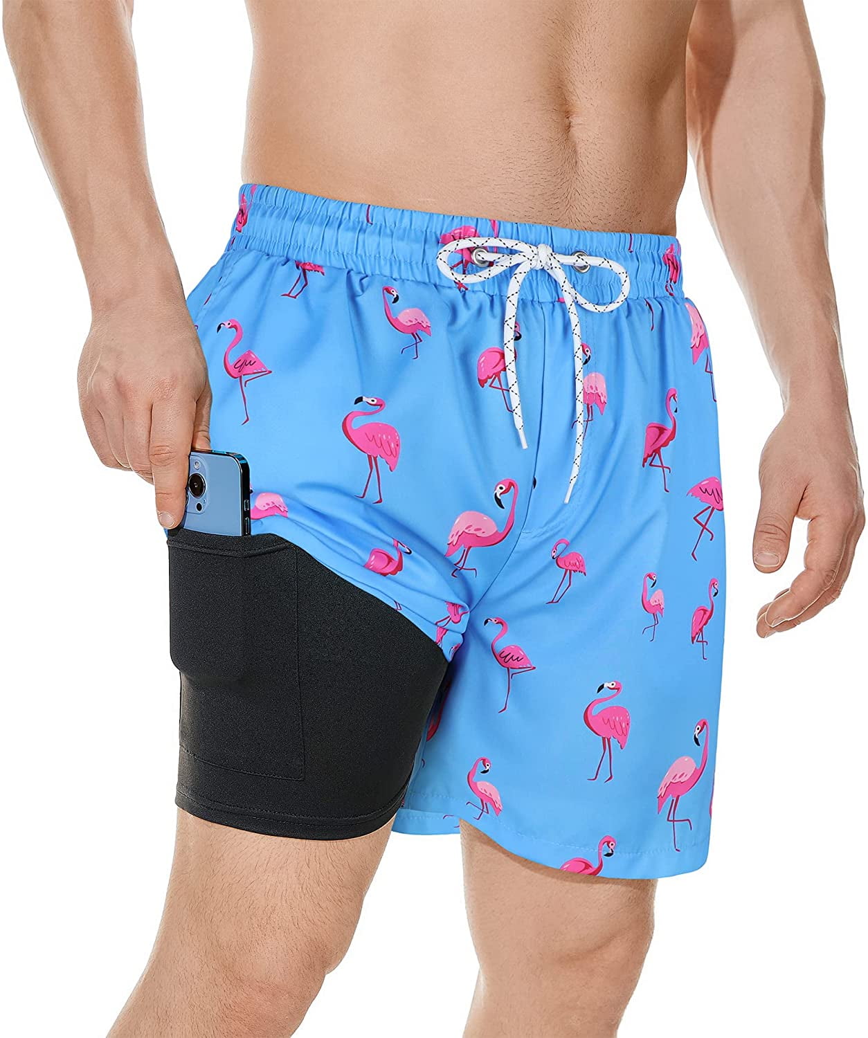Zando Beach Swim Trunks Men Quick Dry Mesh Liner Swim Shorts Zando Beach Swim Trunks Men Quick Dry Mesh Liner Swim Shorts