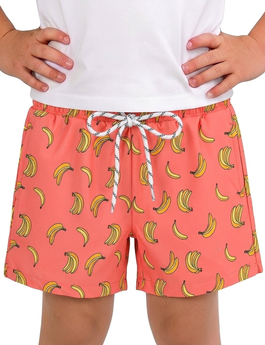 Zando Kids Swim Trunks Toddler Boys Swim Shorts with Boxer Brief