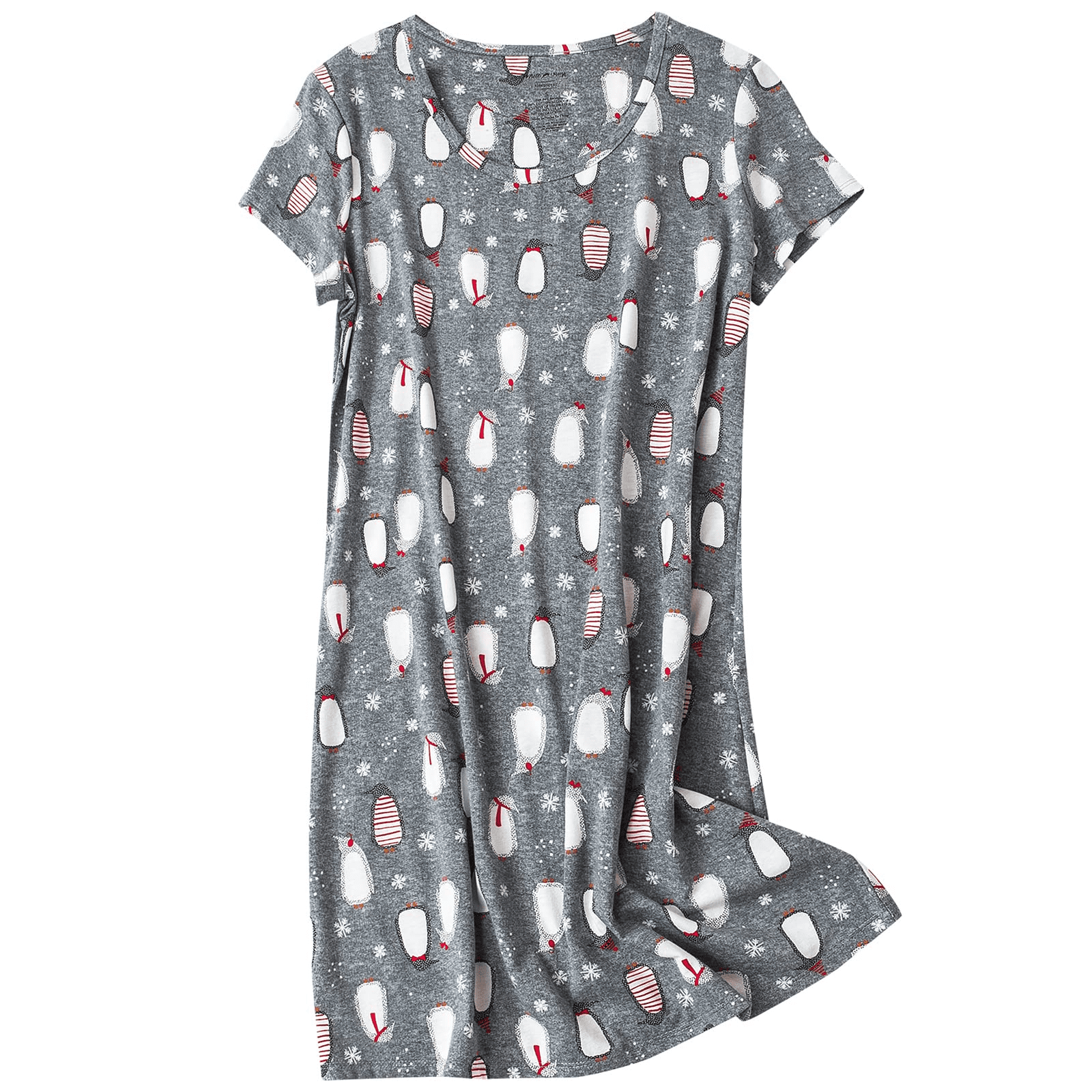 Zando Cotton Night Gowns for Adult Women Soft Long Nightgowns for Women ...