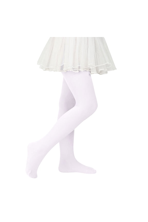 Dance Ballet Tights for Toddler Girls White Baby Girls Tights Ballet Stockings 3-6years