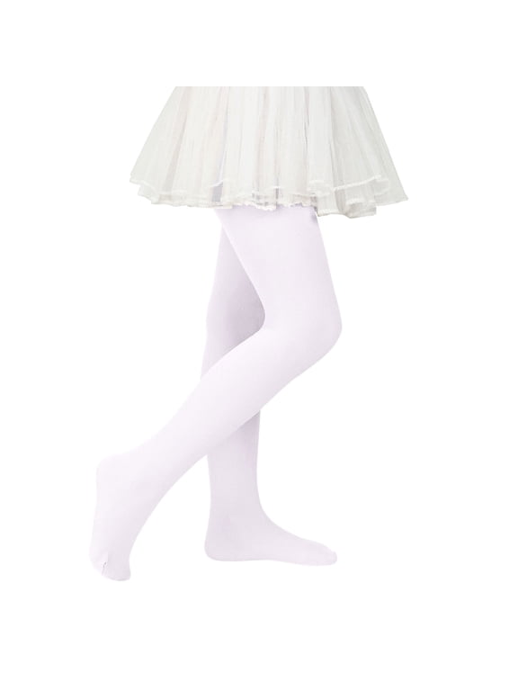 Toddler Girls Ultra Soft Ballet Dance Gymnastics Tights Elastic School Footed Leggings 3-6T