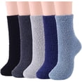 thumbnail image 1 of Zando Fuzzy Cozy Socks Women Fluffy Plush Crew Slipper Sock For Girls Warm for Winter, 1 of 4