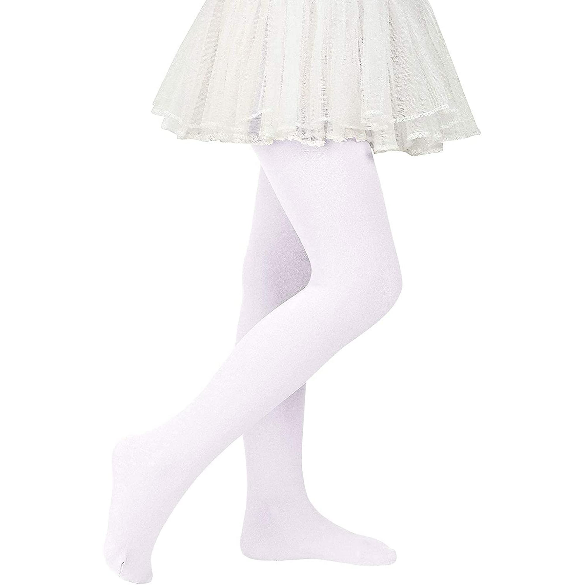 Girls Soft Tights Socking Ballet Dance Footed Tight Pantyhose School Uniform