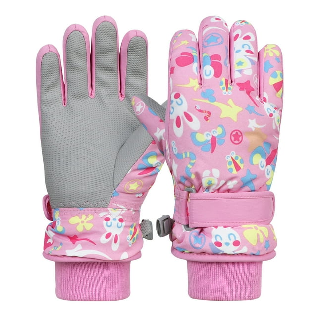 Zando Kids Snow Gloves for Kids Gloves Winter Ski Gloves Waterproof