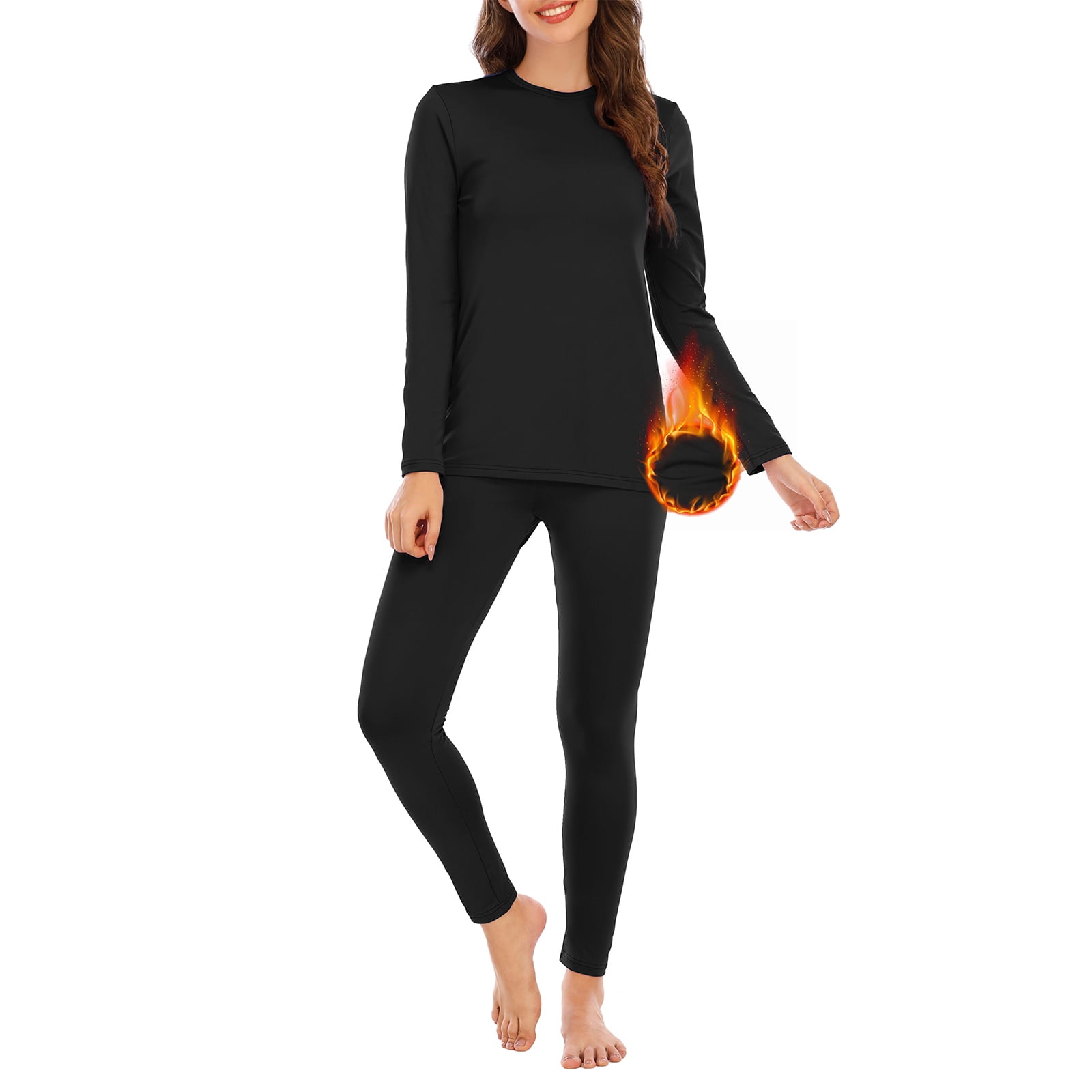Zando Lightweight Thermal Underwear for Women UltraSoft Base Layer