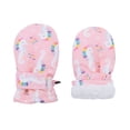 thumbnail image 1 of Zando Toddler Kids Ski Gloves for Kids Snow Gloves Waterproof Warm Toddler Mittens for Winter Outdoor Sports Pink Rainbow Seahorse S, 1 of 6