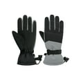 thumbnail image 1 of Zando Waterproof Snow Gloves for kids Girls Windproof Winter Gloves Boys Ski Gloves with Wrist Leashes Child Snowboard Gloves Patchwork Grey 11-14 Years, 1 of 5