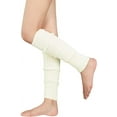 thumbnail image 1 of Zando White Leg Warmers for Women 80s Ribbed Knit Knee Warmer 80s for Women Leg Warmer Socks White, 1 of 5