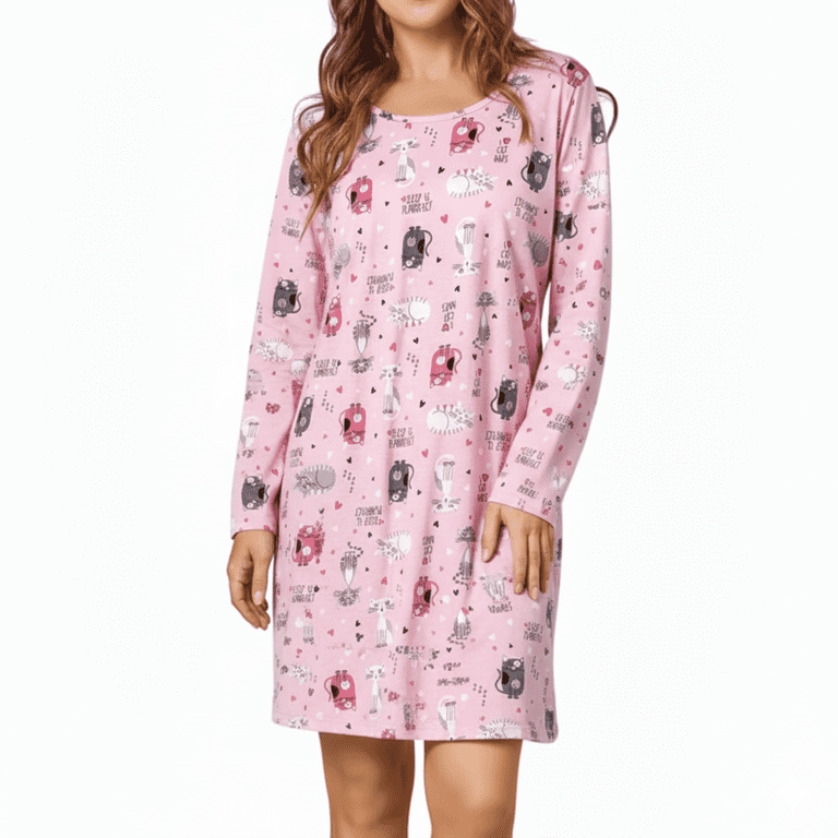 white christmas dresses Ladies Eyelet Nightgown – Pandora de Balthazar Lifestyle main image 1